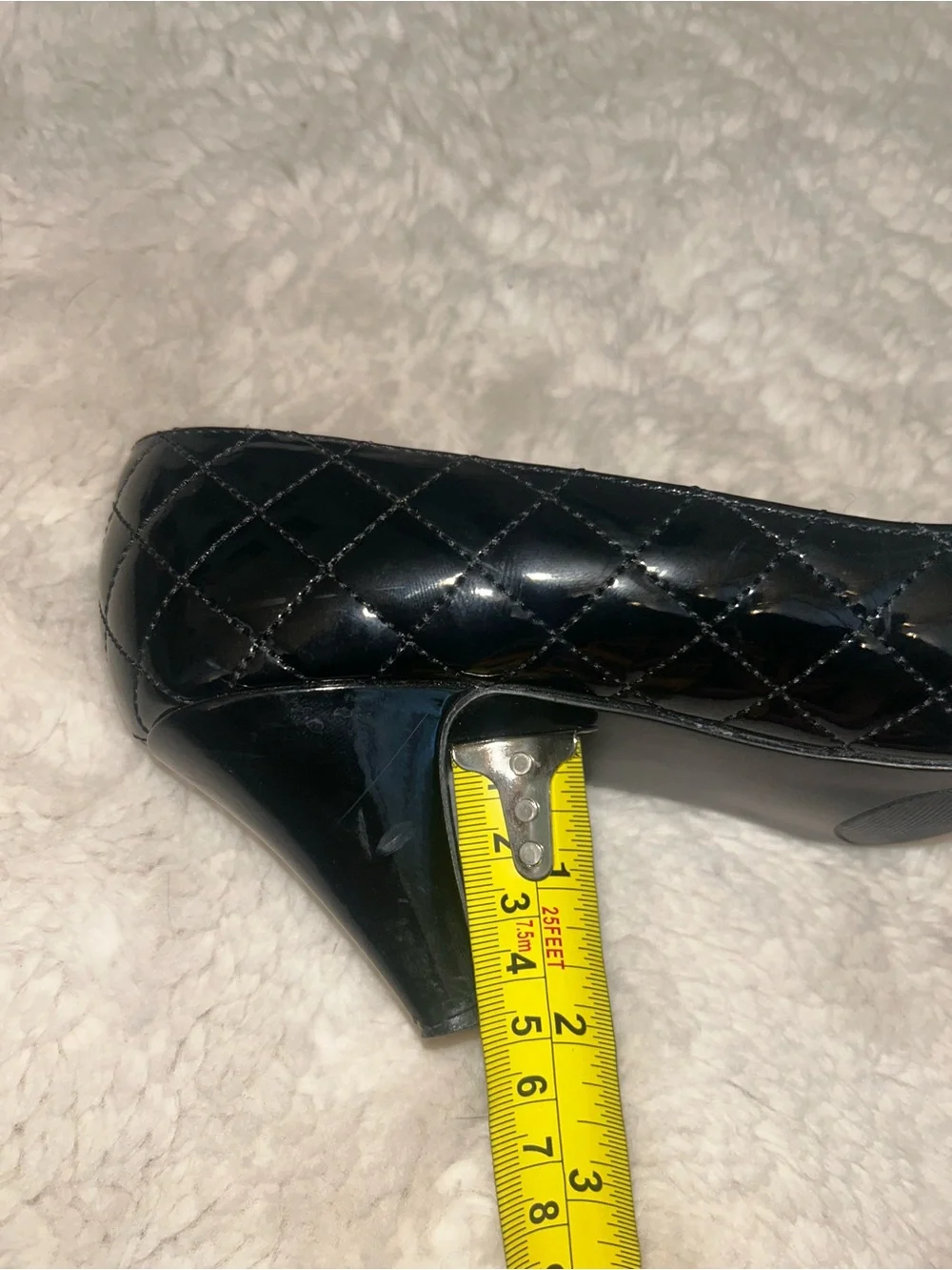 Mossimo Quilted Patent Peep-Toe Heels Y2K vibes shoes woman’s size 8